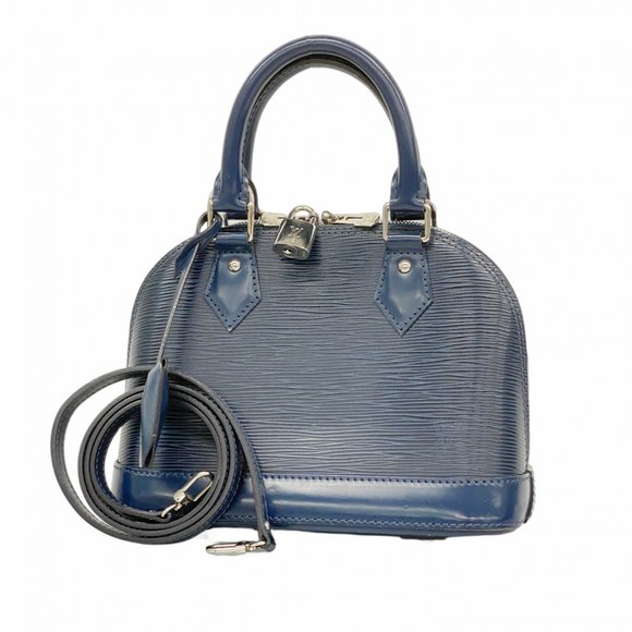 Louis Vuitton Epi Alma BB Handbag M42049 Blueberry Women's - Picture 1 of 10